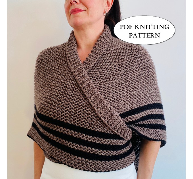  PDF Knitting Pattern Outlander Claire shawl sontag shoulder wrap gifts digital instant download historical costume easy crochet cosplay  PDF / Pattern  