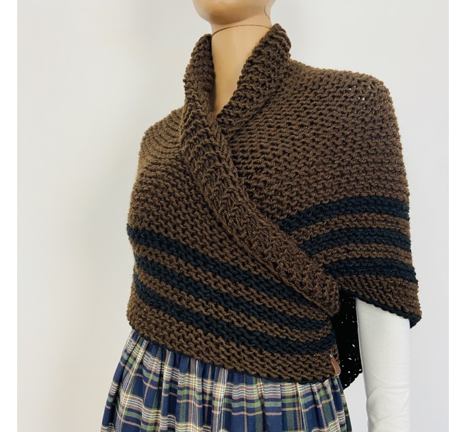  PDF Knitting Pattern Outlander Claire shawl sontag shoulder wrap gifts digital instant download historical costume easy crochet cosplay  PDF / Pattern  1