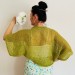  Turquoise Bolero Shrug  Jacket Short Sleeve Summer Women's Cotton Open Front Cardigan  Bolero / Shrug  4