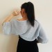  Light Blue Summer Knit Cardigan Bolero Shrug - Women's Short Sleeve Shrug Open Front Cotton Cardigan Bolero Jacket  Bolero / Shrug  10