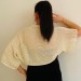  White womens open shrug knit lace open cardigan kimono sweater summer boho bolero  Bolero / Shrug  6