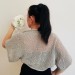  Light Gray Bolero Shrug Summer - Women's Short Sleeve Open Front Cotton Cardigan Bolero Jacket  Bolero / Shrug  