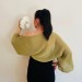  White Summer Bolero Shrug Long Sleeve Open Front Cotton Cardigan  Bolero / Shrug  5