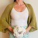  Olive Summer Bolero Long Sleeve Women's Open Front Shrug Cotton Crochet Cardigan  Bolero / Shrug  6