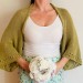  White Summer Bolero Shrug Long Sleeve Open Front Cotton Cardigan  Bolero / Shrug  9