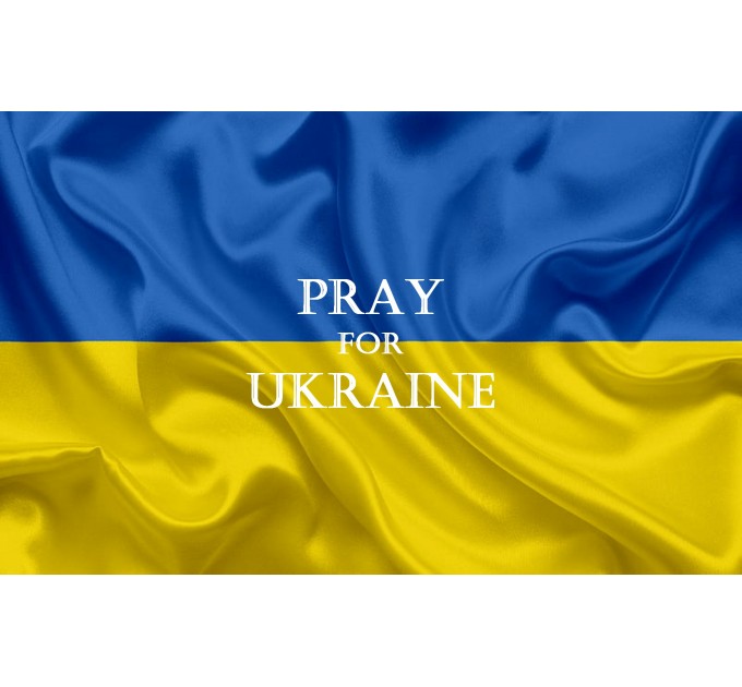Digital file for Ukrainian seller Ukrainian flag printable card Ukrainian Shop Pray for Ukraine PDF card
