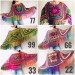  Rainbow poncho Granny square poncho festival clothes hippie poncho knit poncho crochet poncho women poncho cape coat fringe cape rainbow mexico poncho  Acrylic / Vegan  10