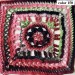  Women's Crochet Granny Square Boho Wool Poncho with Fringes - One Size Fits Small to Medium - One Size Fits Large to Extra Large - Green Black Ombre   Wool  6