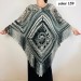  Burnt orange plus size poncho women fringe, Festival oversized Loose knit outlander wool wraps, Crochet lace hippie cape Evening shawl   Wool  15