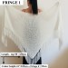  Light Blue Wedding Shawl For Bride And Bridesmaid's Fuzzy Triangle Bridal Wrap With Pin Brooch  Shawl / Wraps  4