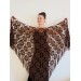  Brown bridal shawl bride shawl cotton wedding dress cape bridal party shawl bridesmaid shawl bachelorette party bridal cover up  Shawl / Wraps  