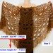  Brown bridal shawl bride shawl winter wedding dress cape bridal party shawl bridesmaid shawl bachelorette party bridal cover up  Shawl / Wraps  15