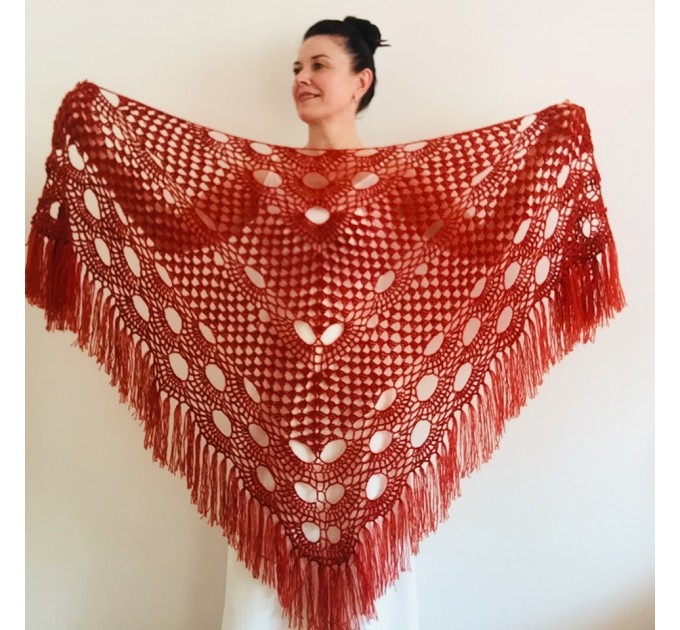  Pink bridal shawl wedding dress shawl triangle shawl fringe lace wedding cape bridal cape bridesmaid shawl wedding capelet bride shawl  Shawl / Wraps  4