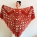  Brown bridal shawl bride shawl winter wedding dress cape bridal party shawl bridesmaid shawl bachelorette party bridal cover up  Shawl / Wraps  5