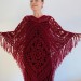  Bordo poncho women, Plus size wool poncho fringe, Boho Triangle shawl, Mohair poncho cape Festival loose knit Black Blue  Mohair / Alpaca  