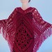  Turquoise woman poncho fringe Emerald wool cape cover up Hippie poncho women granny square poncho Blue wrap anniversary gift wife mom sister  Mohair / Alpaca  7