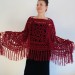  White poncho women, Plus size poncho fringe, Boho wool mohair poncho Girls poncho cape Festival Unisex loose knit  Mohair / Alpaca  5