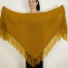  Ivory Wedding Wrap Mohair Wool White Bridesmaid Shawl With Fringe Bridal Triangle Scarf For Bride  Shawl / Wraps  3