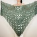  Green Wool Wedding Shawl, Bridal Shawl, Alpaca Shawl, Bride Shawl, Plus Size Shawl, Bridesmaid Shawl, Triangle Shawl, Women Shawl, Fringe Shawl, Winter Shawl  Shawl / Wraps  