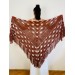  Copper wedding wool shawl alpaca bridal fringe shawl cashmere women triangle shawl silk bridesmaid shawl plus size bride shawl  Shawl / Wraps  6