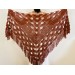 Copper wedding wool shawl alpaca bridal fringe shawl cashmere women triangle shawl silk bridesmaid shawl plus size bride shawl