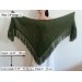  Dark Green Wedding Wrap Alpaca Wool Bridal Shawl With Fringe Evening Warm Triangle Knit Shoulders Wraps  Shawl / Wraps  8