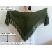  Emerald Wedding Bridal Shawl With Fringe Green Triangle Bride Shoulder Wrap Alpaca Wool Knit Scarf  Shawl / Wraps  8