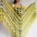  Olive Alpaca Shawl Fringe, Green Plus Size Poncho Women, Hand knit Mohair Crochet Wool Warm Large Triangle Scarf Blue White Black Green Pink  Mohair / Alpaca  