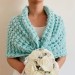  Mint Wedding Bolero Wool Bridal Stole Bride Shawl For Dress   Bolero / Shrug  