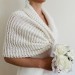  Light blue bolero wool bridal shrug crochet bolero shrug bridal bolero wedding cape short sleeve shrug bride shawl winter wedding stole  Bolero / Shrug  9