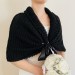  Black Shawl For Dress For Wedding Bridal Bolero Shrug Bride Stole  Bolero / Shrug  