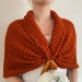  Burnt Orange Wedding Stole For Dress Bridal Bolero Mother Of Bride Shawls And Wraps  Bolero / Shrug  