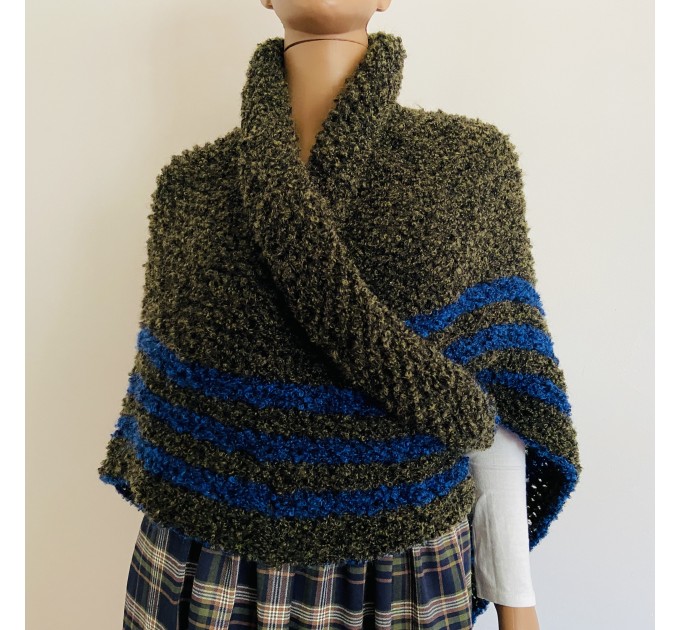  Outlander Claire Sassenach shawl knit shoulder wrap cotton wool winter sontag triangle shawl celtic cosplay Outlander gifts wife mom sister  Shawl Wool Mohair  