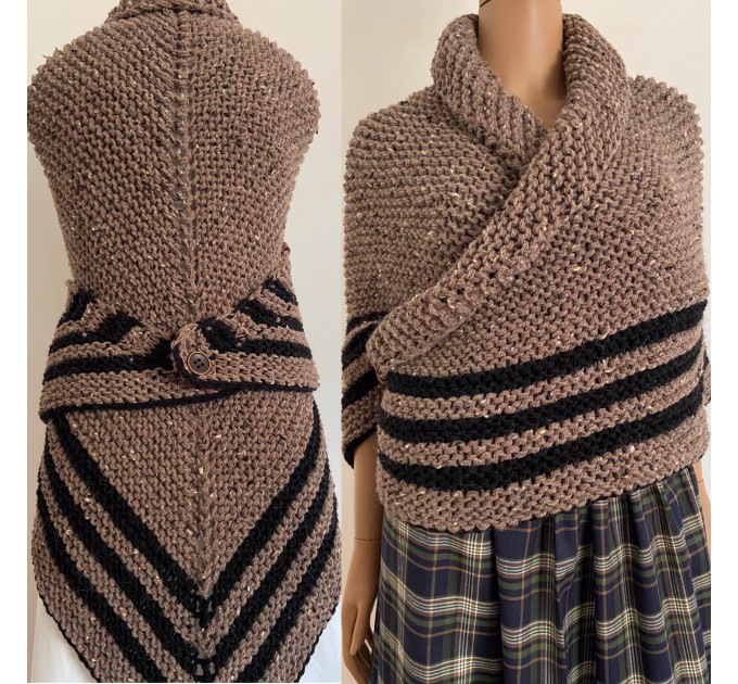  Outlander Claire alpaca shawl knit shoulder cape winter wool pregnant triangle shawl mohair celtic sontag Outlander gifts mom sister wife  Shawl Alpaca  6