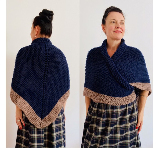  Blue rent Claire Outlander shawl wool triangle shawl knit shoulder wrap celtic sontag scottish shawl anniversary gift wife mom  Shawl Wool Mohair  