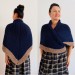  Blue rent Claire Outlander shawl wool triangle shawl knit shoulder wrap celtic sontag scottish shawl anniversary gift wife mom  Shawl Wool Mohair  