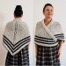  Black Claire Outlander rent Shawl Knit shoulder Wrap Alpaca, Mohair warm triangle wool shawl celtic sontag Shawl anniversary gift Mom Her  Shawl Alpaca  1