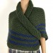  Outlander rent Claire shawl knit shoulder wrap sontag celtic shawl green triangle wool shawl Carolina Shawl Fraser's Ridge winter shawl  Shawl Wool Mohair  1