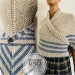  Blue Hand knitted outlander inspired rent shawl Carolina shawl blue wool triangle shawl celtic sontag shawl gift for mom her  Shawl Wool Mohair  9