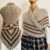 Outlander Claire alpaca shawl wool knit shoulder wrap inspired Carolina shawl winter sontag triangle shawl Outlander gifts wife mom sister