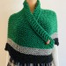  Claire shawl Outlander celtic sontag shawl green alpaca knit shoulder wrap wool triangle shawl Outlander gifts wife mom her sister  Shawl Wool Mohair  