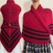  Outlander Claire cosplay shawl blue knit shoulder wrap petrol winter celtic sontag triangle shawl costume Outlander gifts wife mom sister  Shawl Wool Mohair  11