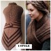  Brown Outlander Inspired Claire Shawl Shoulder warmer wrap, Wool Triangle sontag shawl with button for fastening, Claire Carolina S4 Drums of Autumn  Shawl Wool Mohair  10