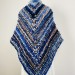  Blue Outlander rent Shawl Claire Knit warm shoulder Wrap, Brown Wool sontag Triangle Shawl for Mom Her Mohair Inspired Outlander multicolor  Shawl Wool Mohair  4