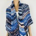  Blue Outlander rent Shawl Claire Knit warm shoulder Wrap, Brown Wool sontag Triangle Shawl for Mom Her Mohair Inspired Outlander multicolor  Shawl Wool Mohair  3