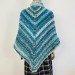  Blue Outlander Claire rent shawl fall winter wool sontag triangle shawl gray celtic knit shoulder wrap mohair Inspired Outlander shawl  Shawl Wool Mohair  3