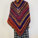  Violet Outlander Claire rent shawl warm knit shoulder wrap sontag fall wool triangle shawl red celtic mohair shawl Inspired Outlander shawl  Shawl Wool Mohair  2