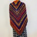  Violet Outlander Claire rent shawl warm knit shoulder wrap sontag fall wool triangle shawl red celtic mohair shawl Inspired Outlander shawl  Shawl Wool Mohair  3