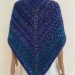 Outlander inspired Claire shawl blue rent Carolina shawl sontag triangle wool shawl warm knit shoulder wrap winter celtic shawl  Shawl Wool Mohair  3
