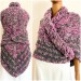  Lilac Claire outlander shawl knit shoulder wrap gray alpaca triangle wool shawl sontag celtic shawl Carolina Shawl outlander  Shawl Alpaca  